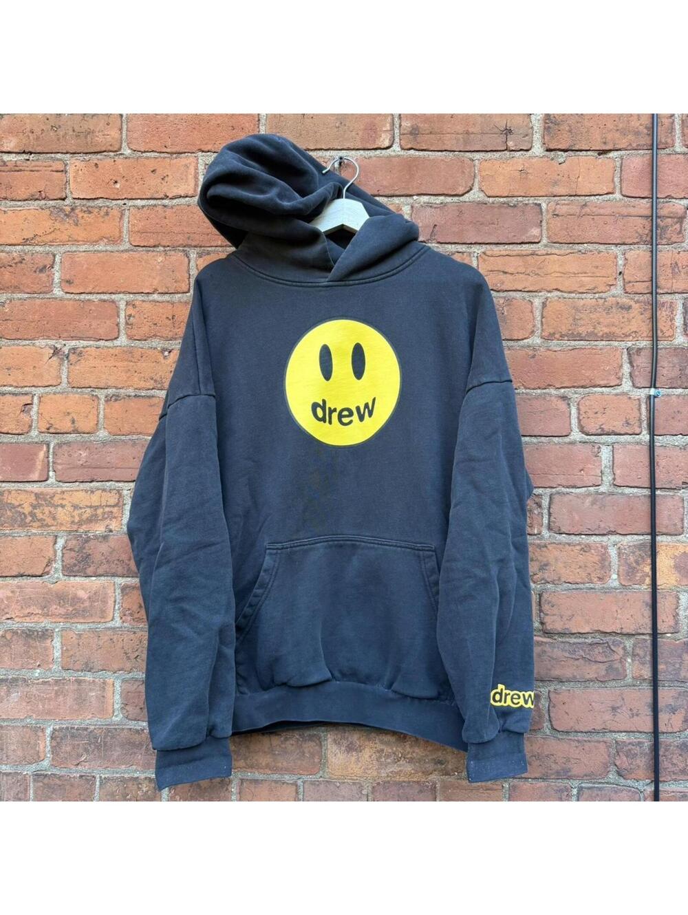 drew house hoodie black smile justin bieber L